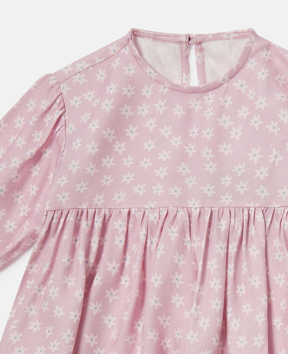 Stella Floral Print Long-Sleeve Dress