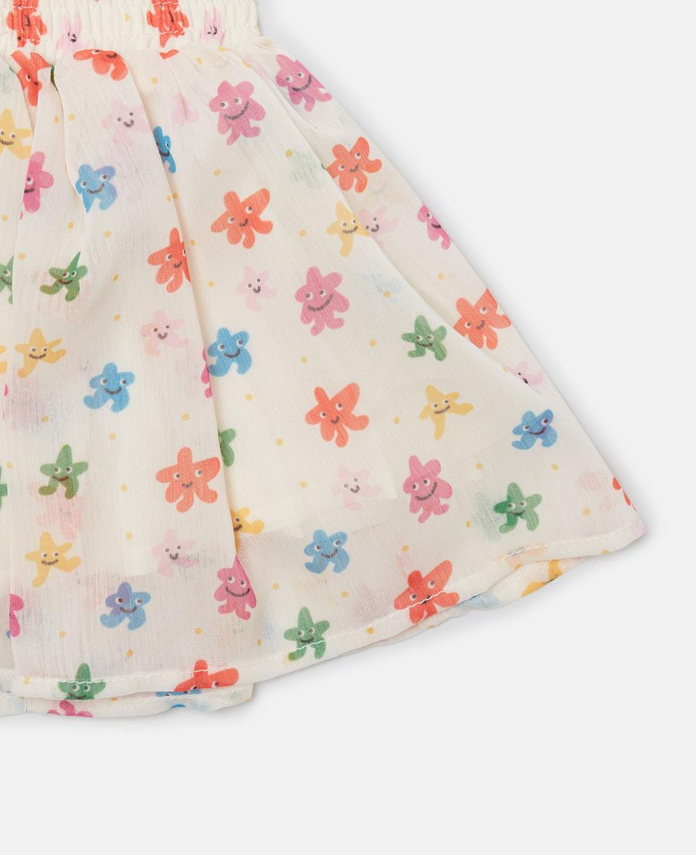 Stella Floral Print Tulle Layered Skirt