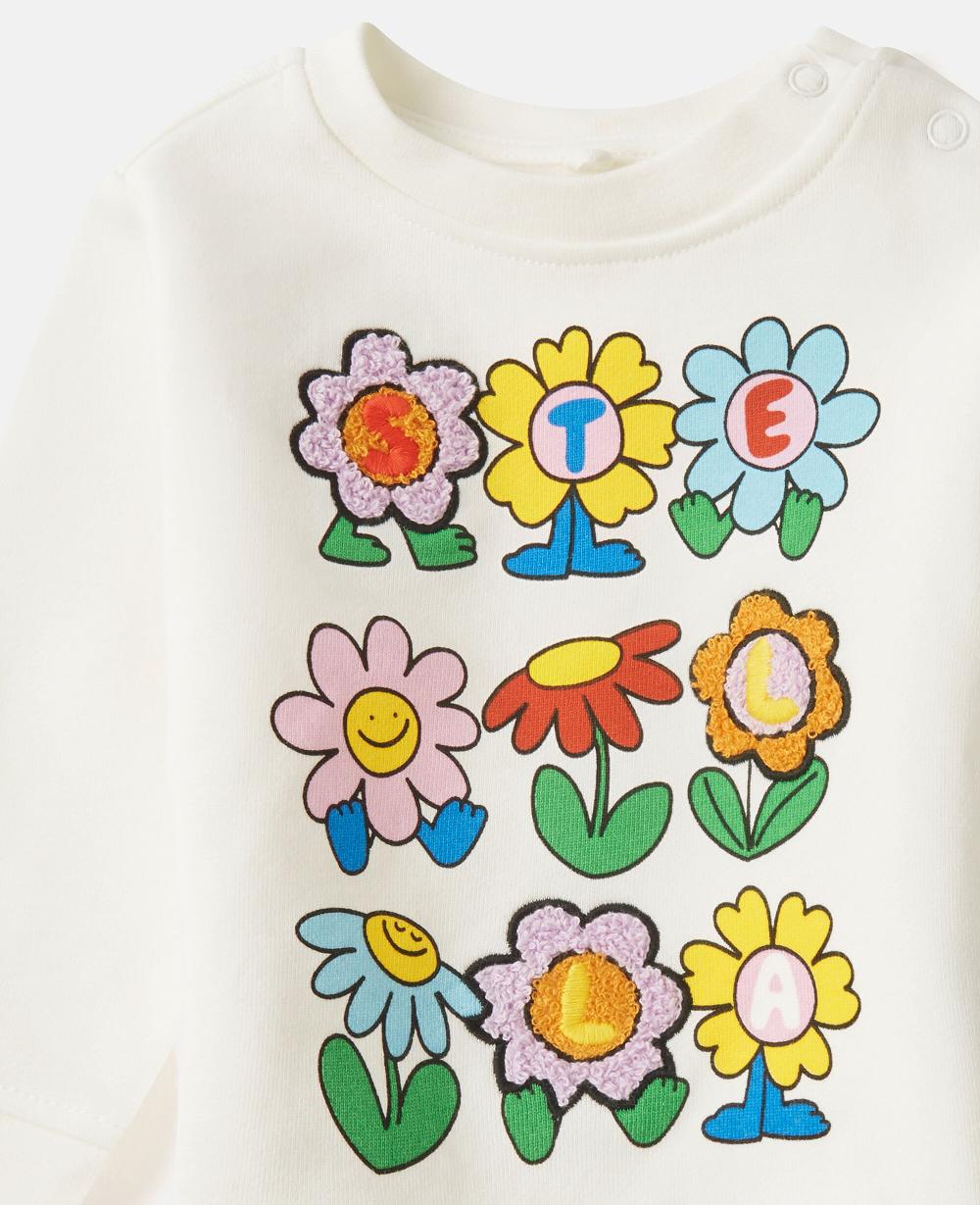 Stella Flower Graphic Crewneck Sweatshirt