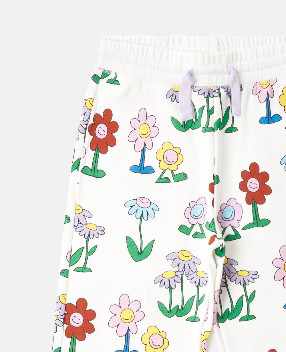 Stella Flower Print Drawstring Sweatpants