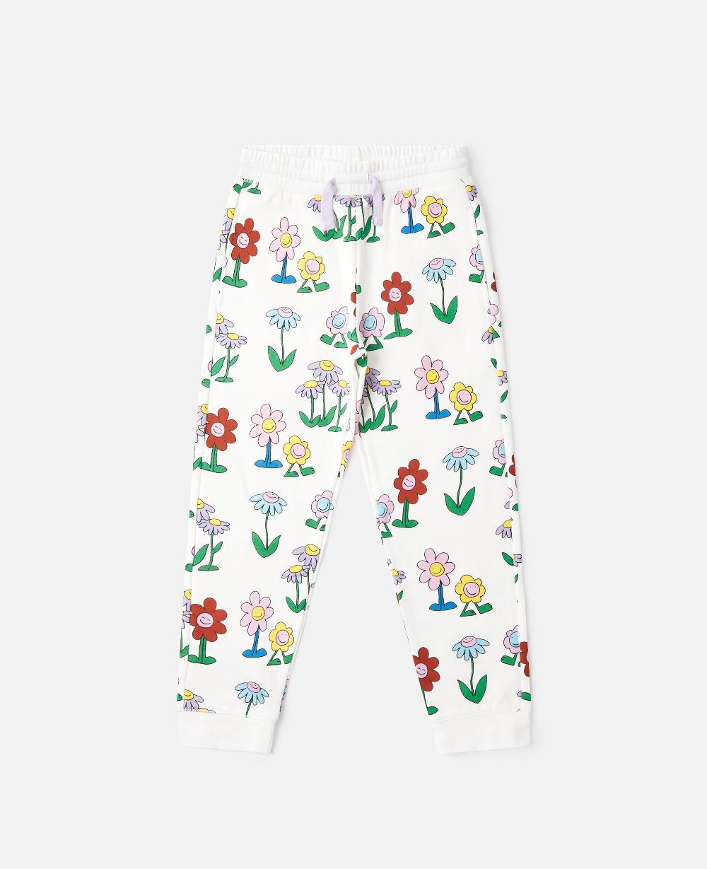 stella Flower Print Drawstring Sweatpants