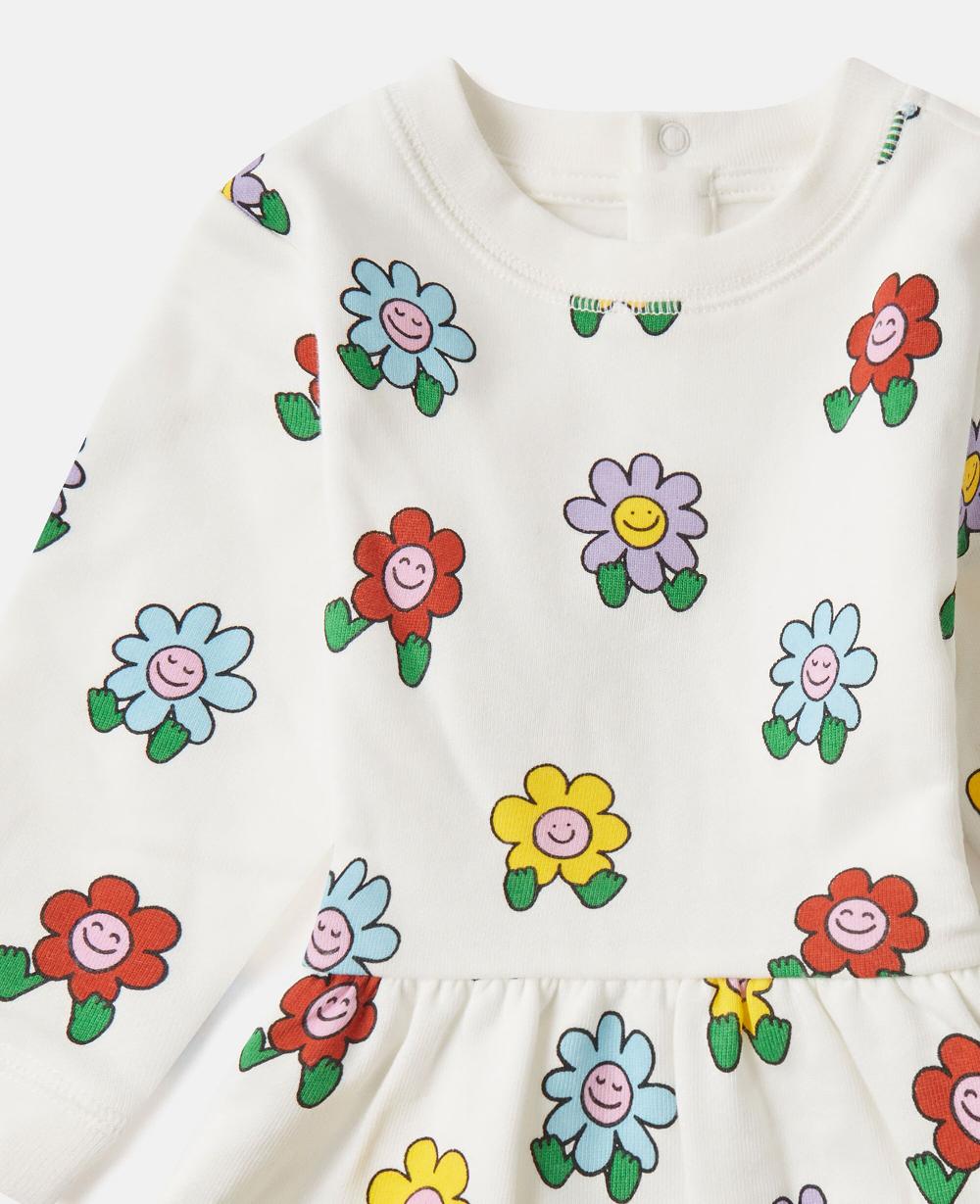 Stella Flower Print Long-Sleeve Dress