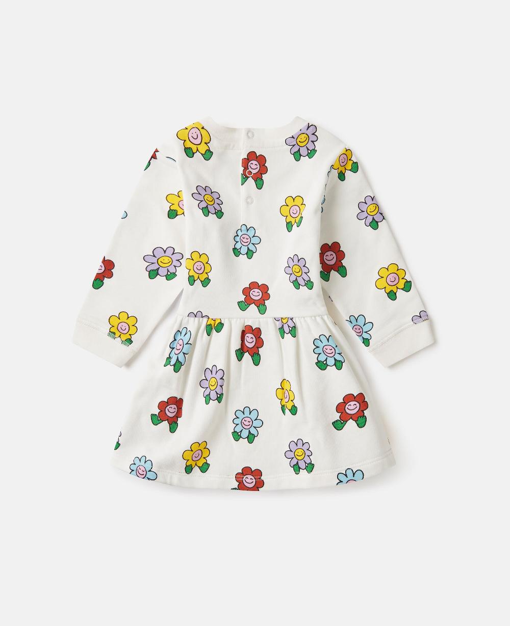 Stella Flower Print Long-Sleeve Dress