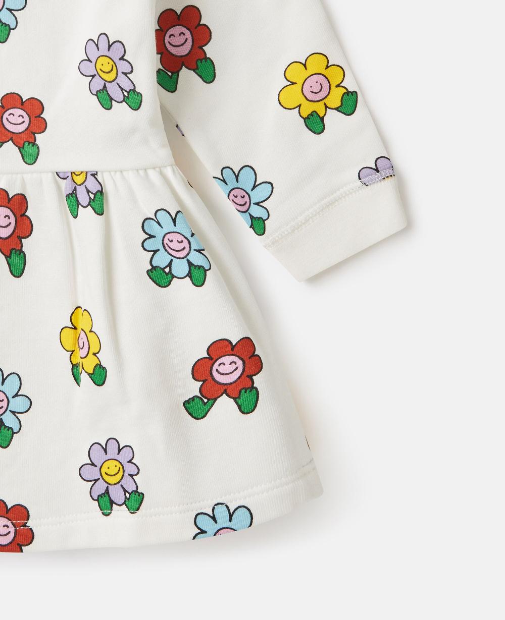 Stella Flower Print Long-Sleeve Dress