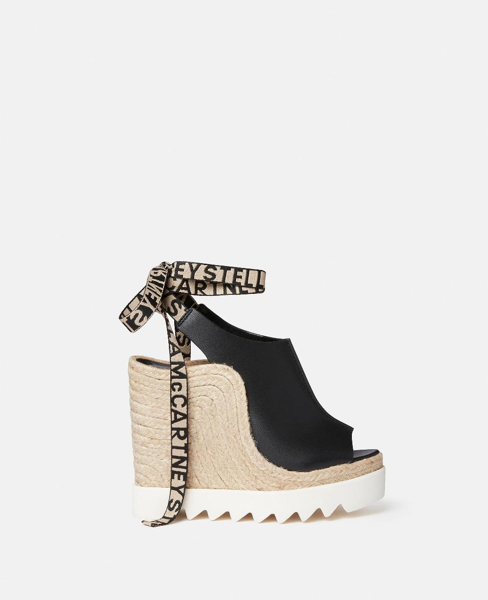 stella Gaia Alter Mat Peeptoe Wedge Espadrilles
