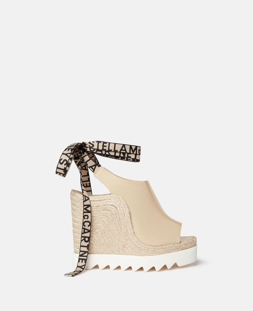 stella Gaia Alter Mat Peeptoe Wedge Espadrilles