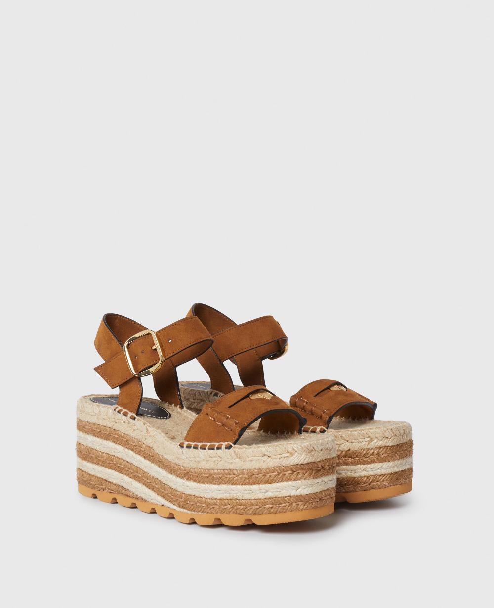 Stella Gaia Platform Espadrille Wedges