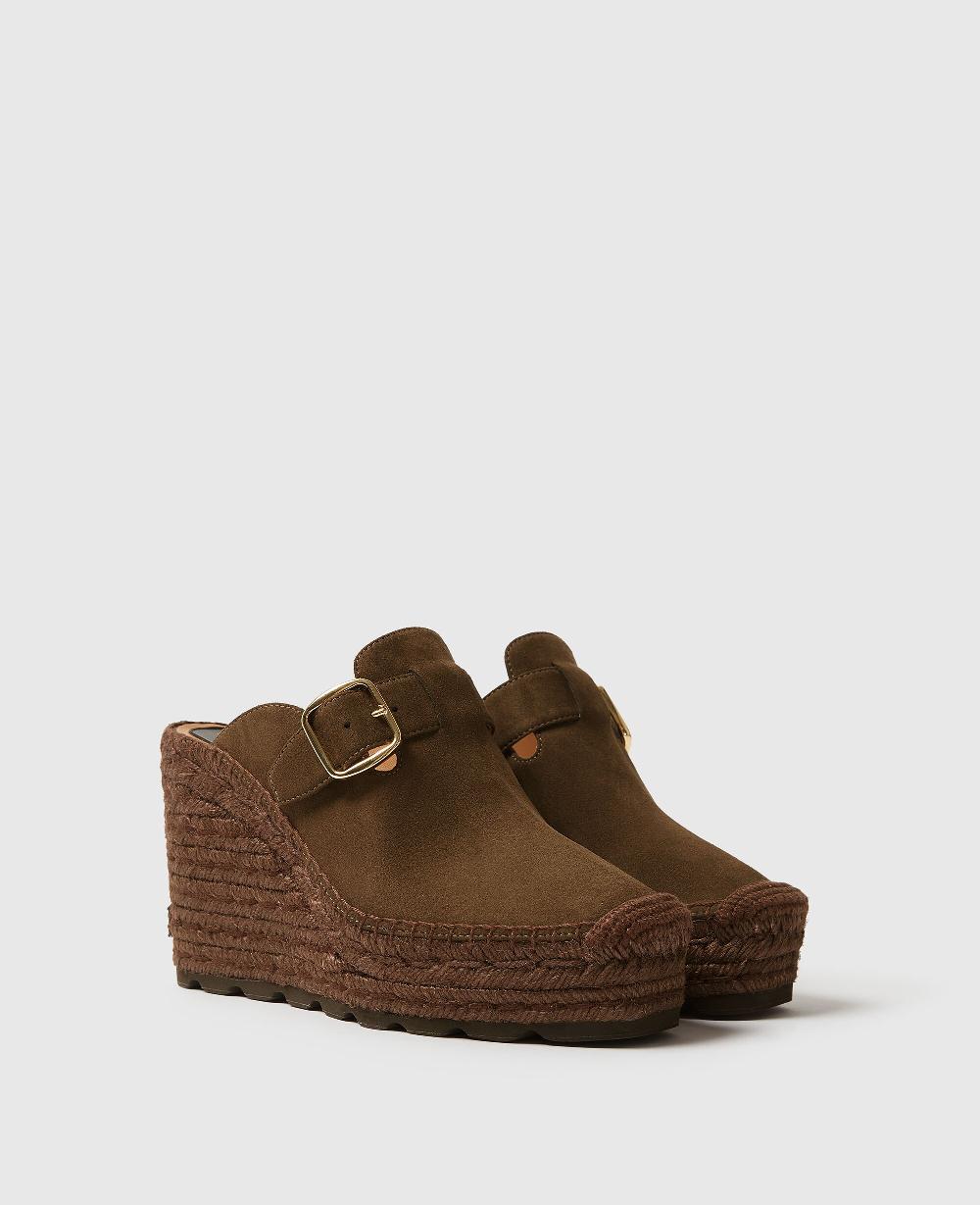Stella Gaia Suede Clogs