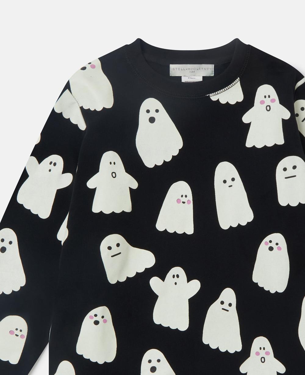 Stella Ghost Print Crewneck Sweatshirt