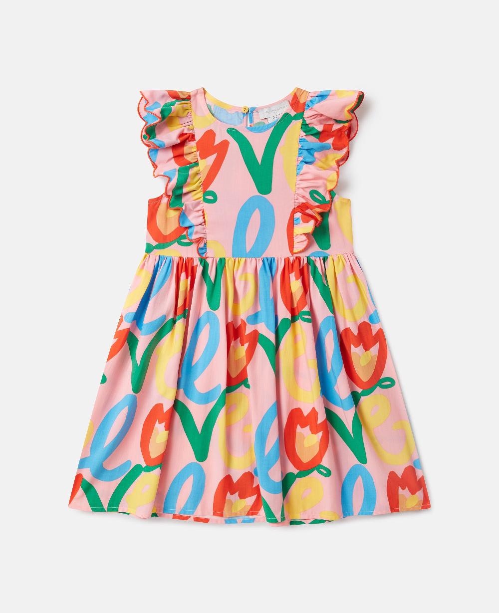 stella Graphic Love Print Dress