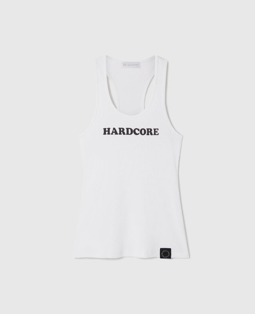 stella Hardcore Slogan Tank Top