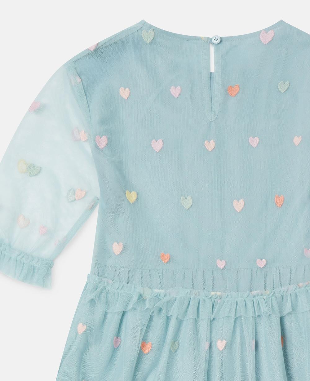 Stella Heart Embroidered Long-Sleeve Dress