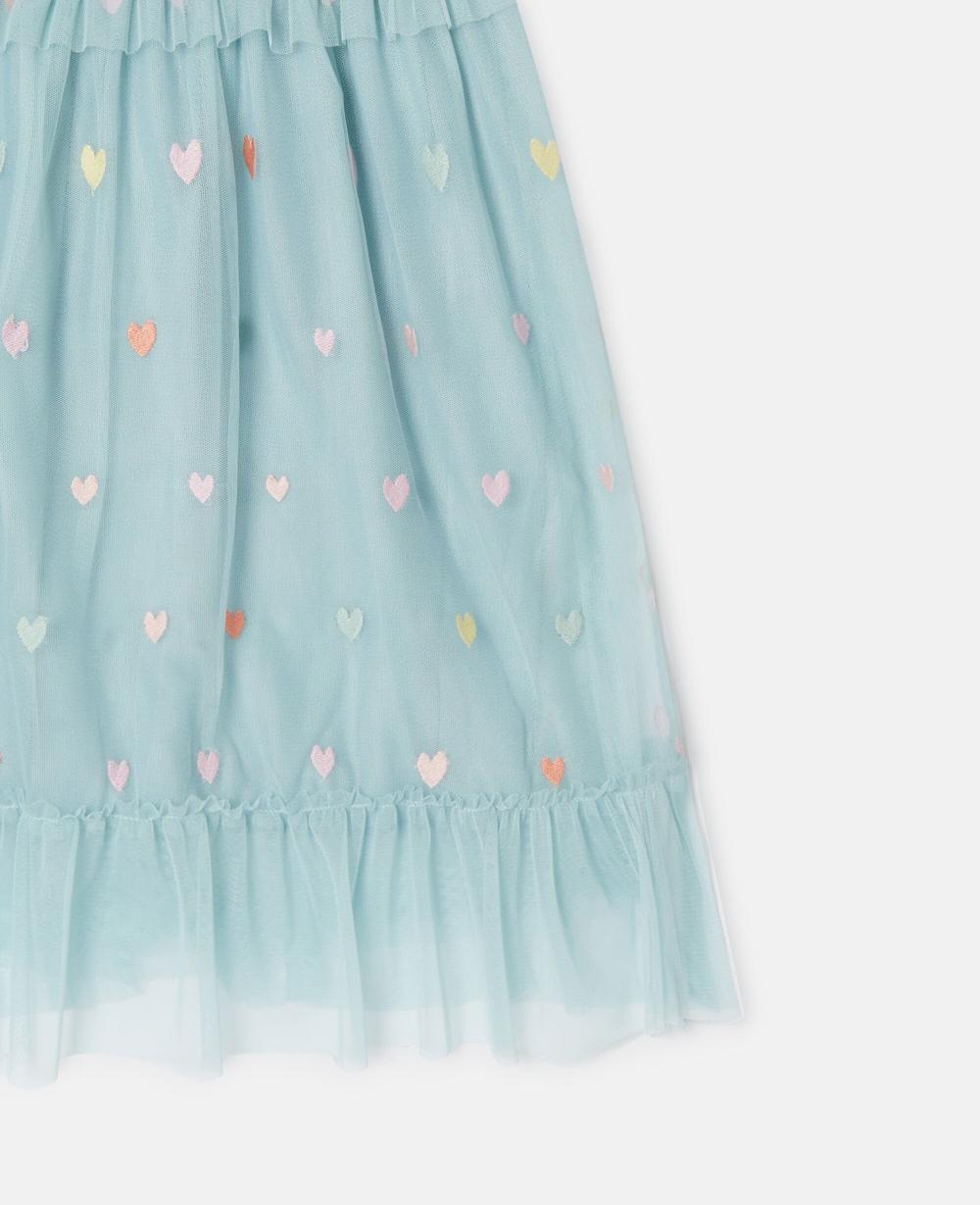 Stella Heart Embroidered Long-Sleeve Dress