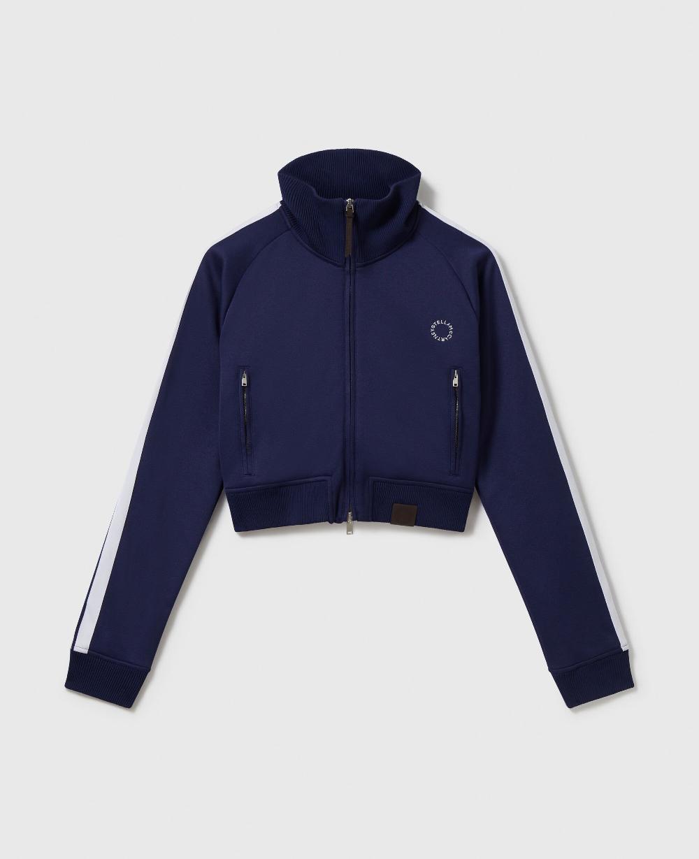 stella High-Neck Double Stripe Track Jacket