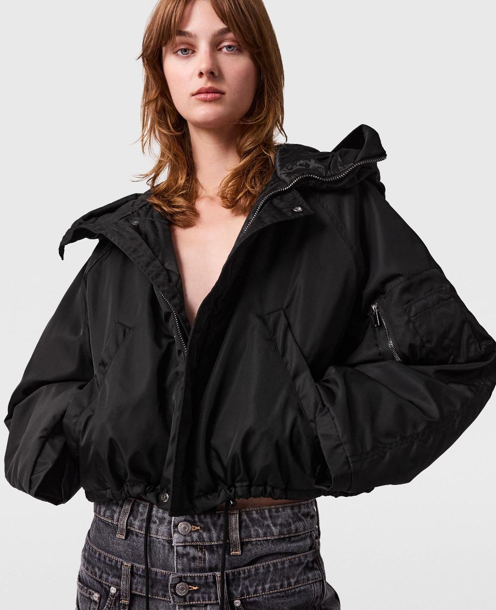 Stella High-Neck Long-Sleeve Jacket