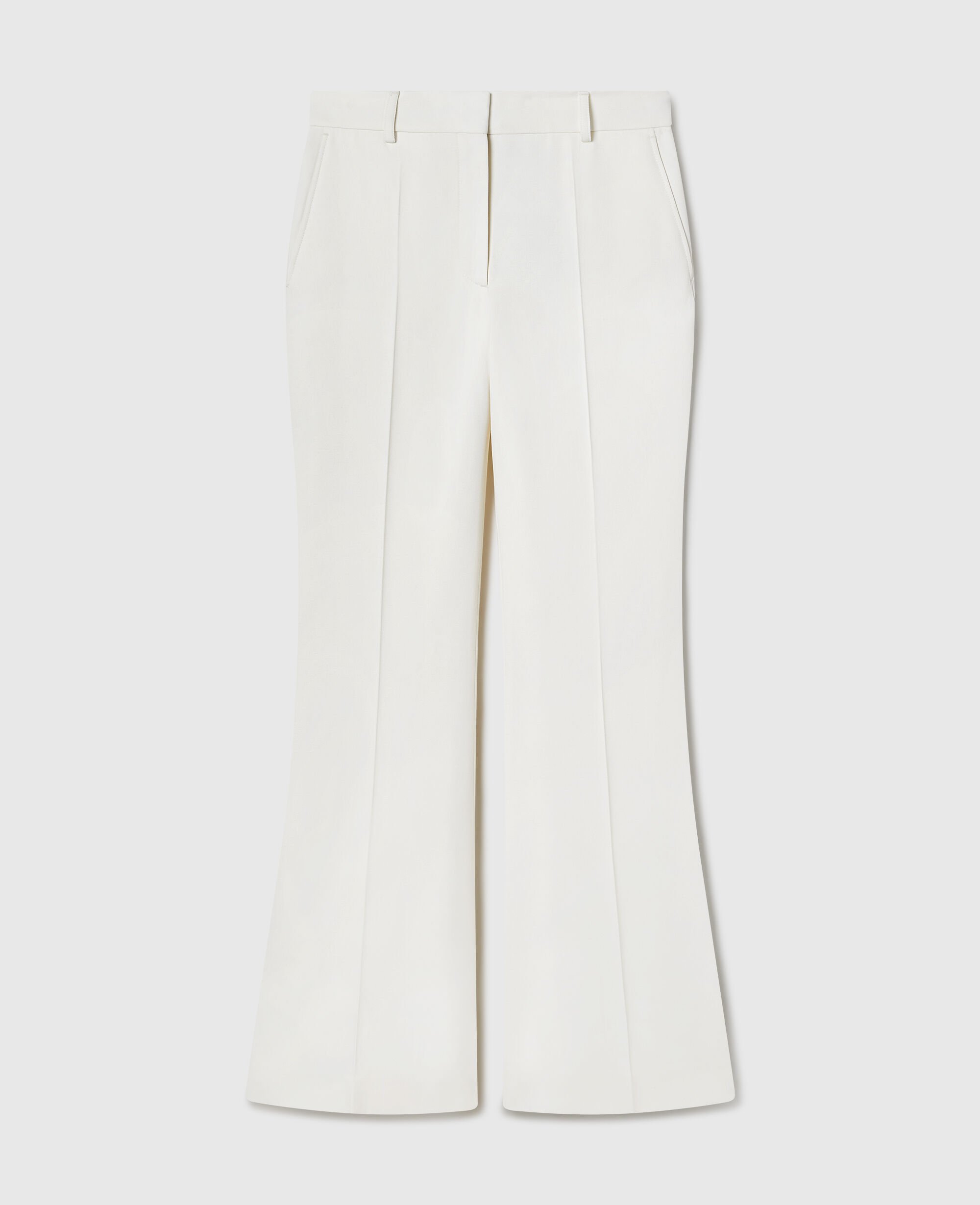 stella High-Rise Bootcut Wool Trousers