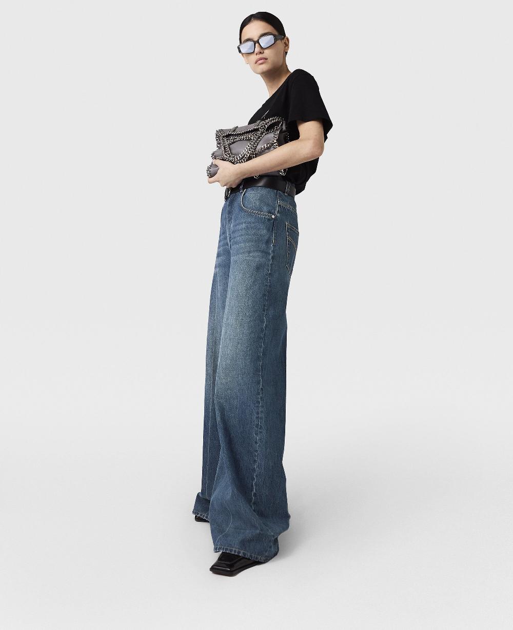 Stella High-Rise Straight Leg Denim Jeans