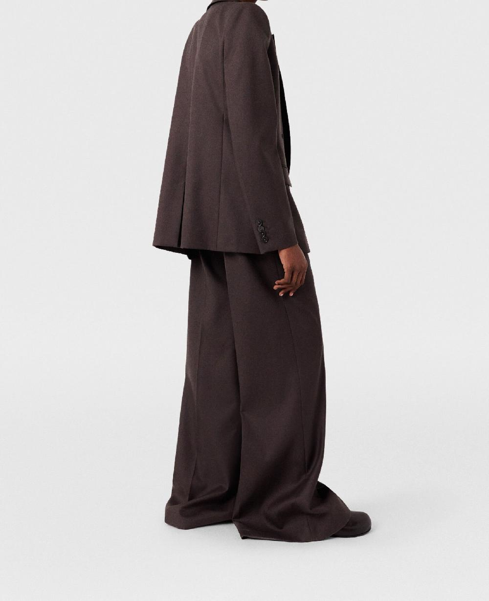 Stella High-Rise Wide-Leg Wool Pants