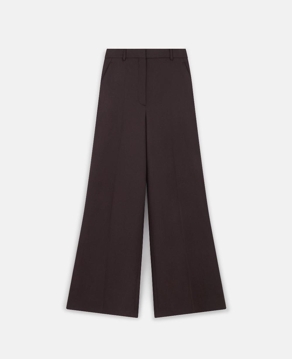 stella High-Rise Wide-Leg Wool Pants