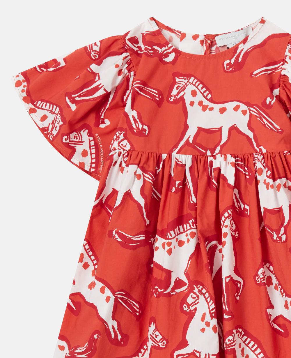 Stella Horse Print Popeline Dress