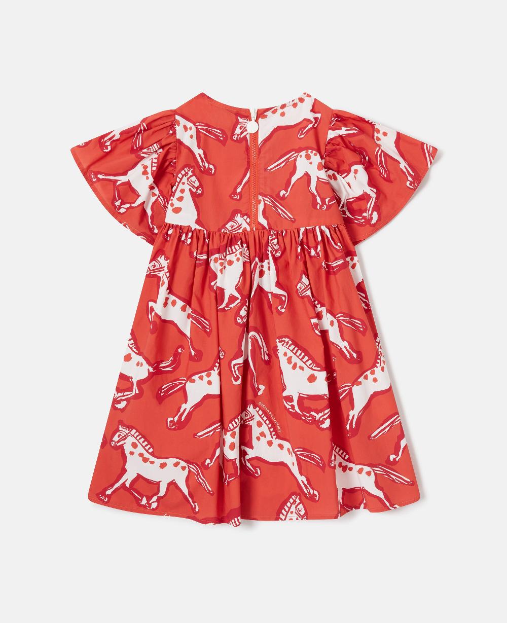 Stella Horse Print Popeline Dress