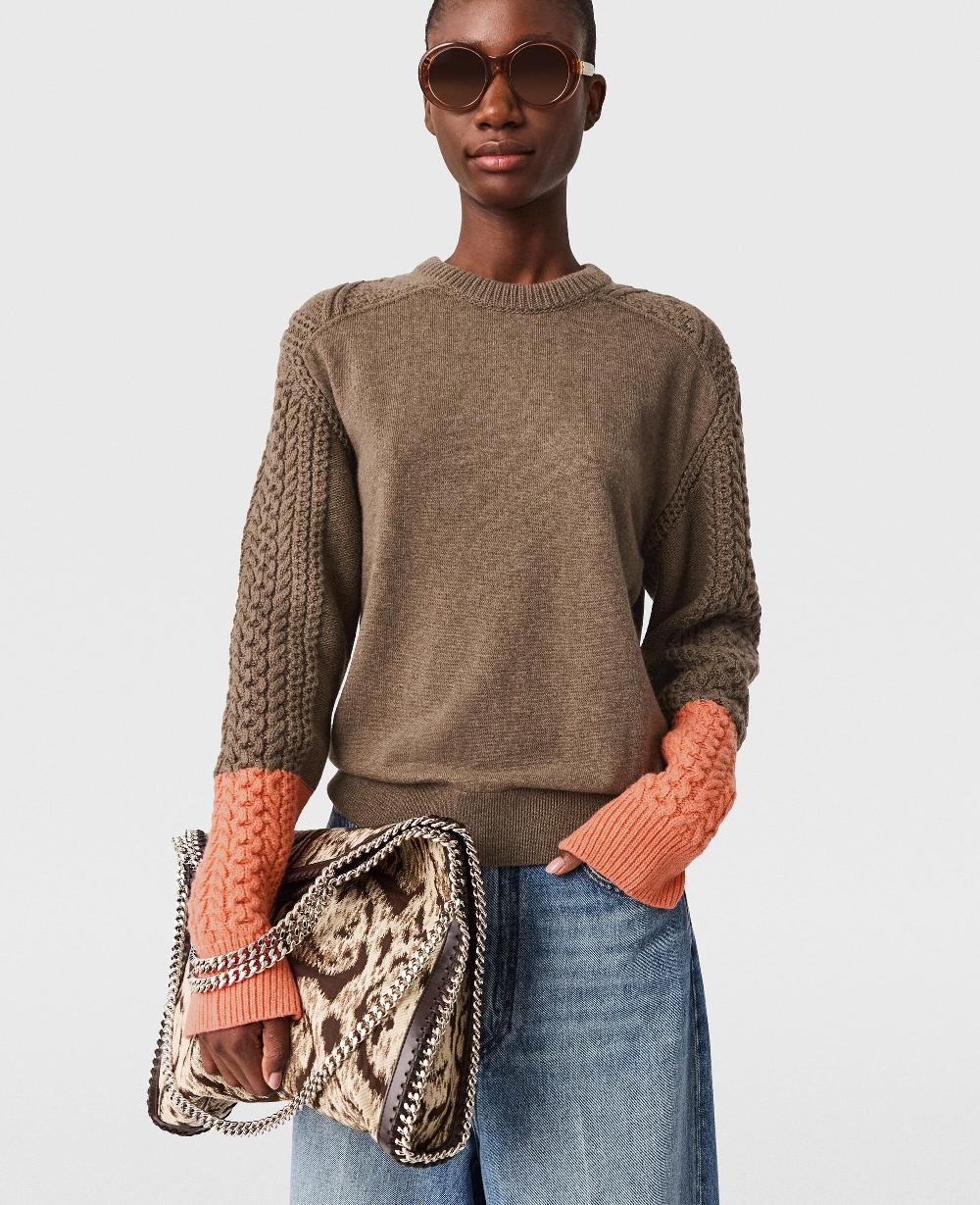 Stella Hybrid Knit Crewneck Jumper