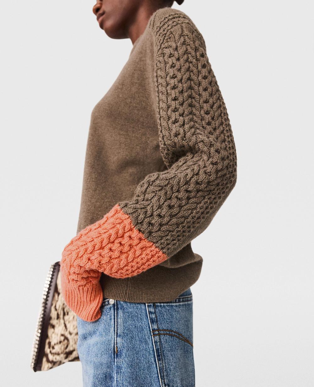 Stella Hybrid Knit Crewneck Jumper