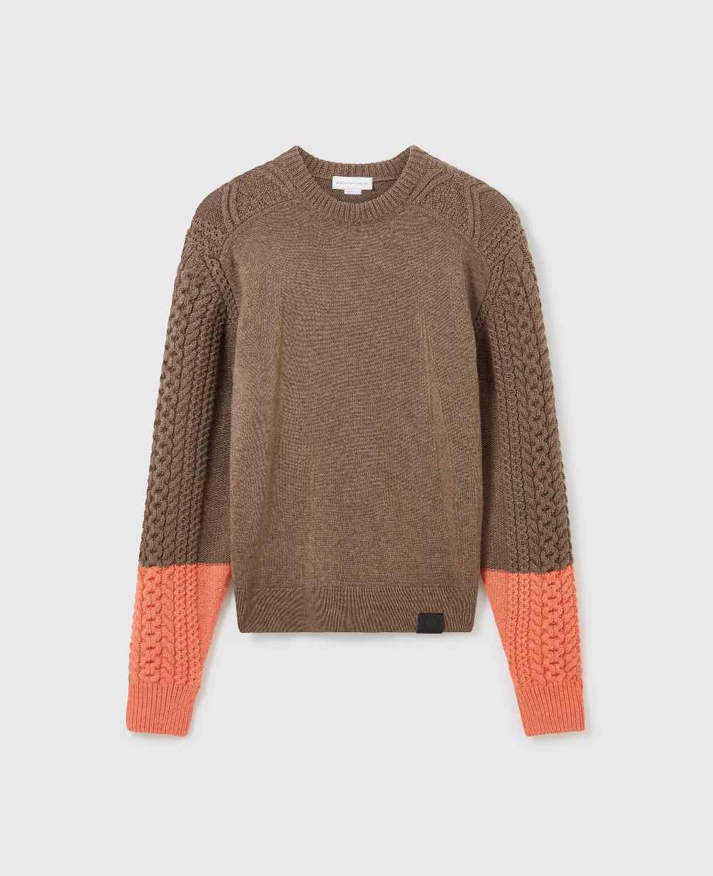 stella Hybrid Knit Crewneck Jumper