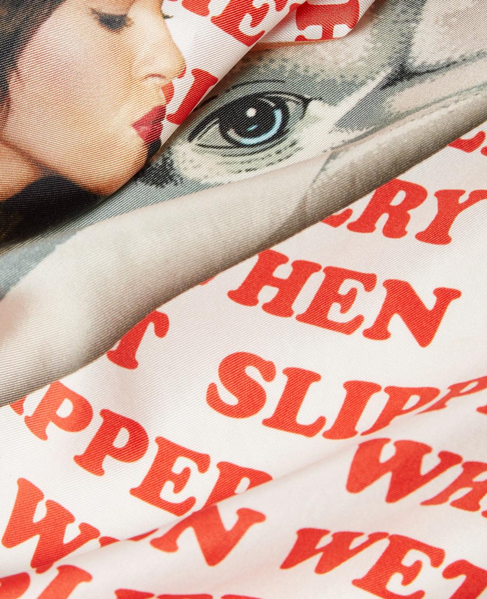 Stella Jeff Koons Slippery When Wet Scarf