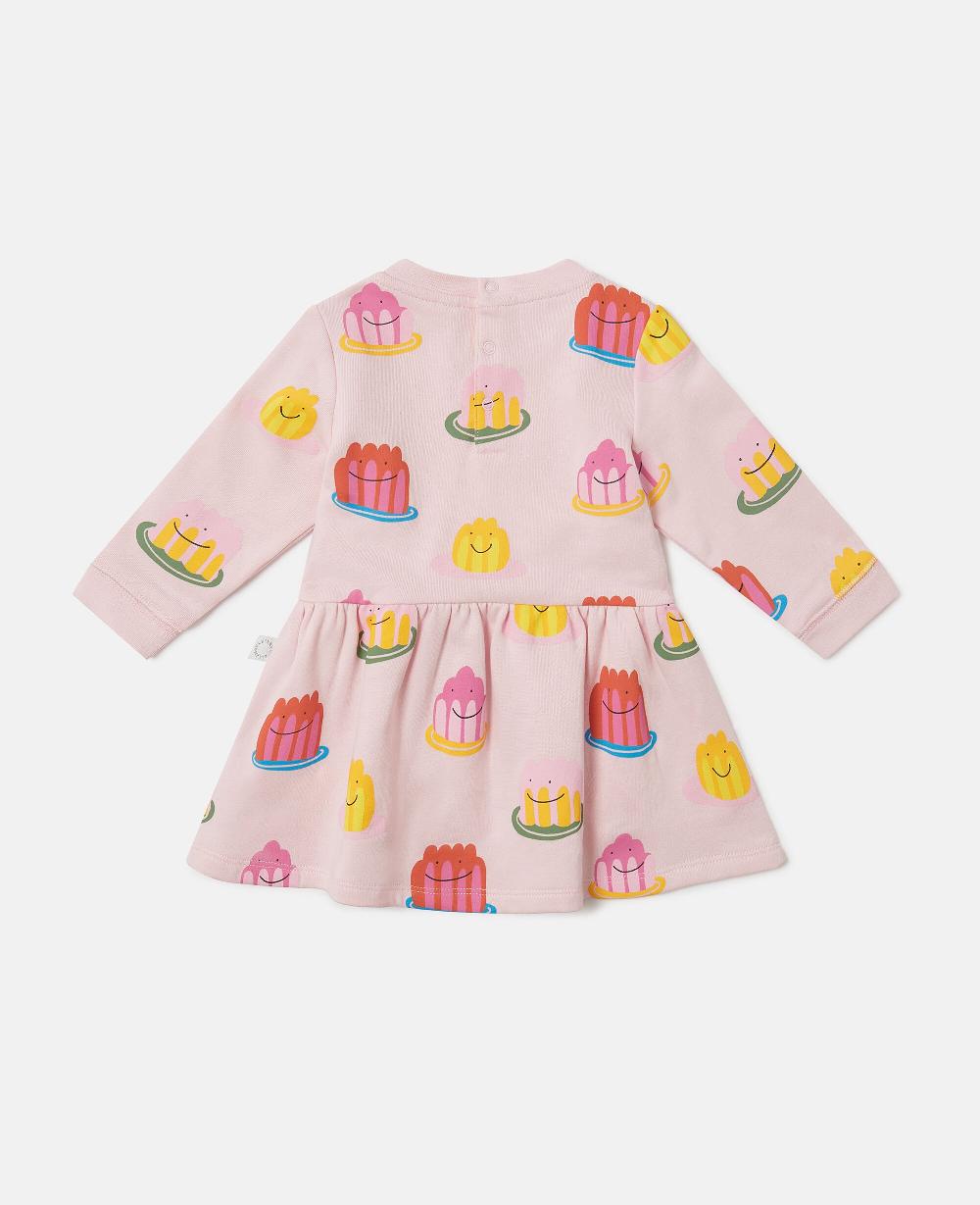 Stella Jelly Print Long-Sleeve Dress