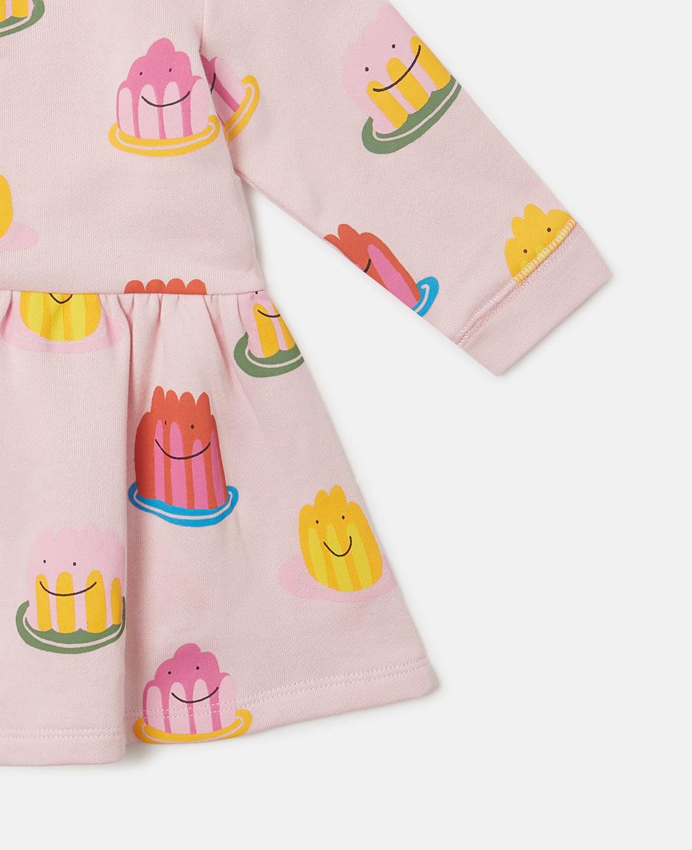 Stella Jelly Print Long-Sleeve Dress