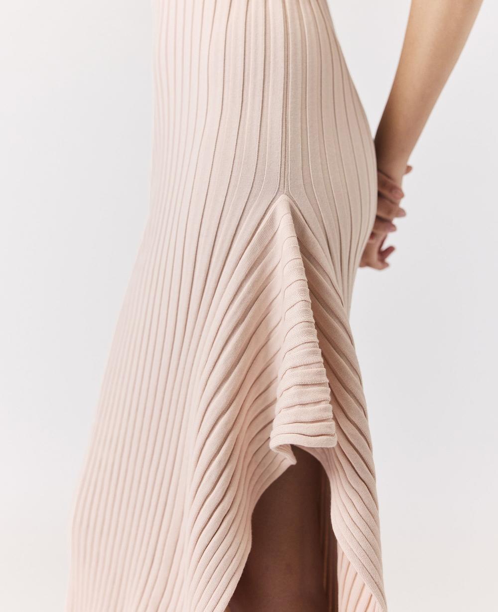Stella Knit Kick-Flare Maxi Dress