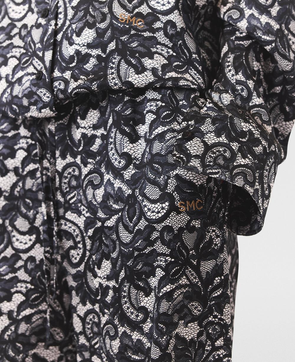 Stella Lace Print Oversized Drawstring Pants