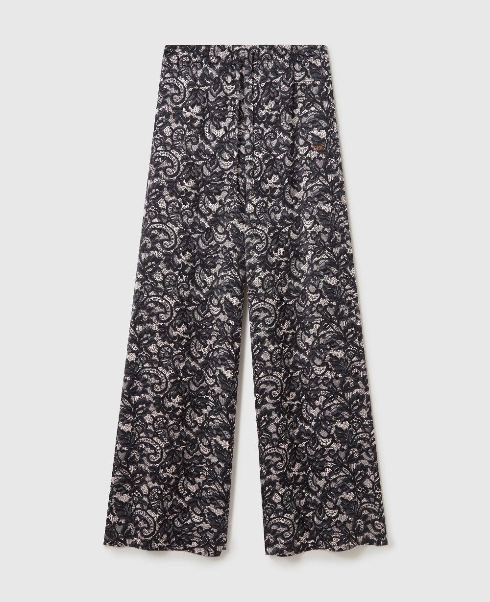 stella Lace Print Oversized Drawstring Pants
