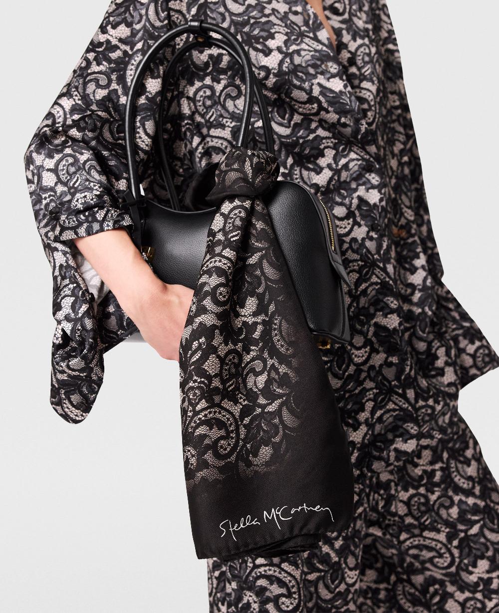 Stella Lace Print Square Scarf