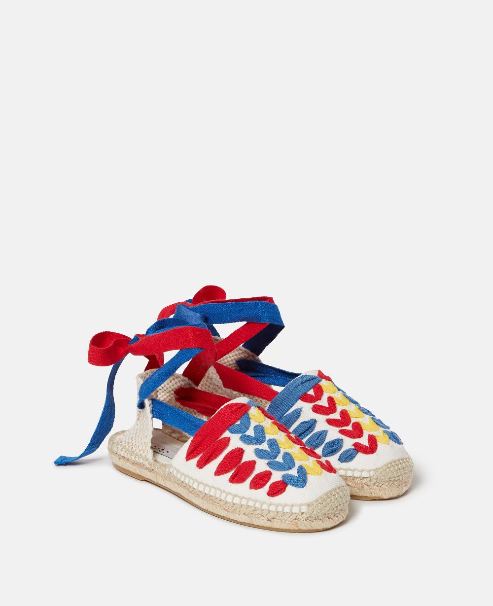 Stella Lace-Up Espadrille Sandals