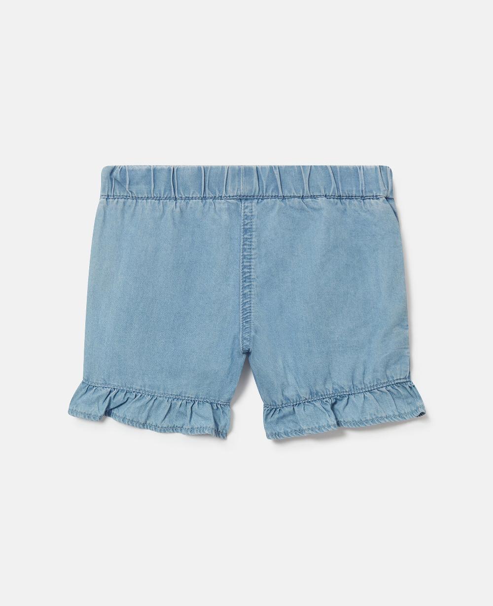 Stella Ladybird-Embroidered Denim Shorts