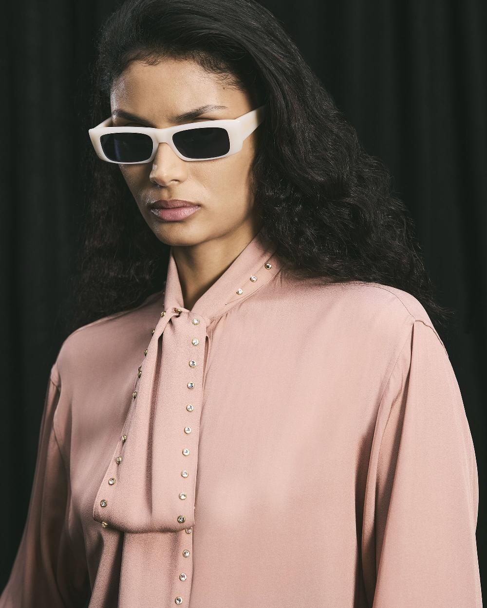 Stella Lead-Free Crystal Bow Tie Shirt