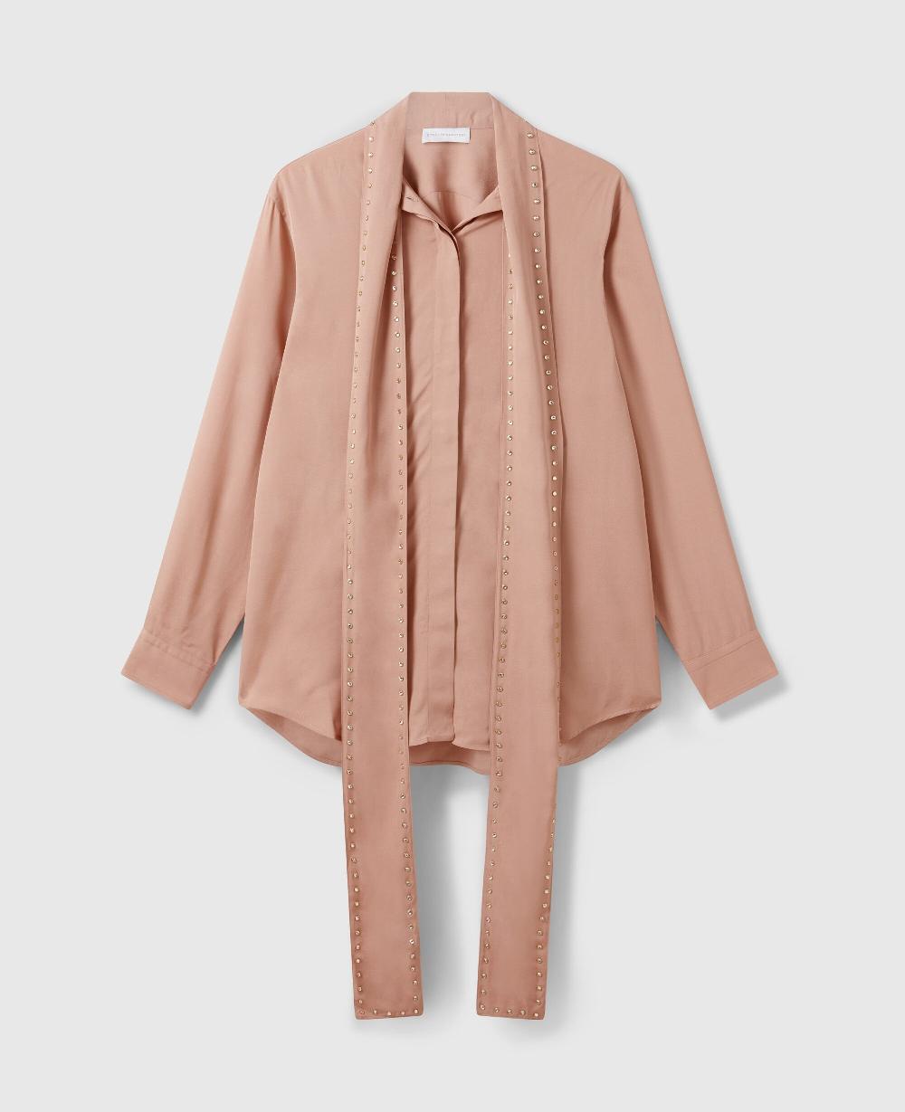 Stella Lead-Free Crystal Bow Tie Shirt