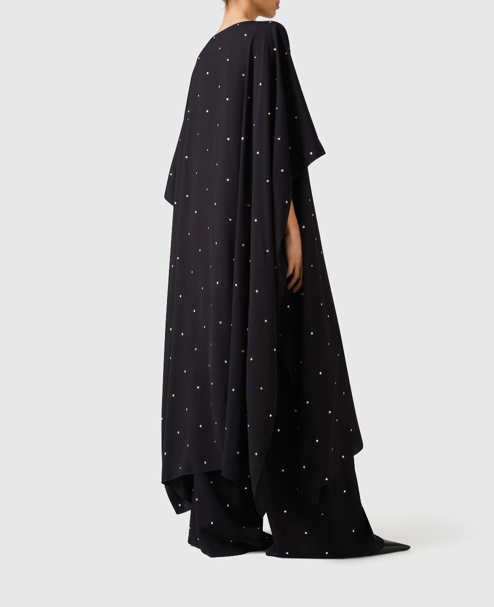 Stella Lead-Free Crystal Caftan Dress