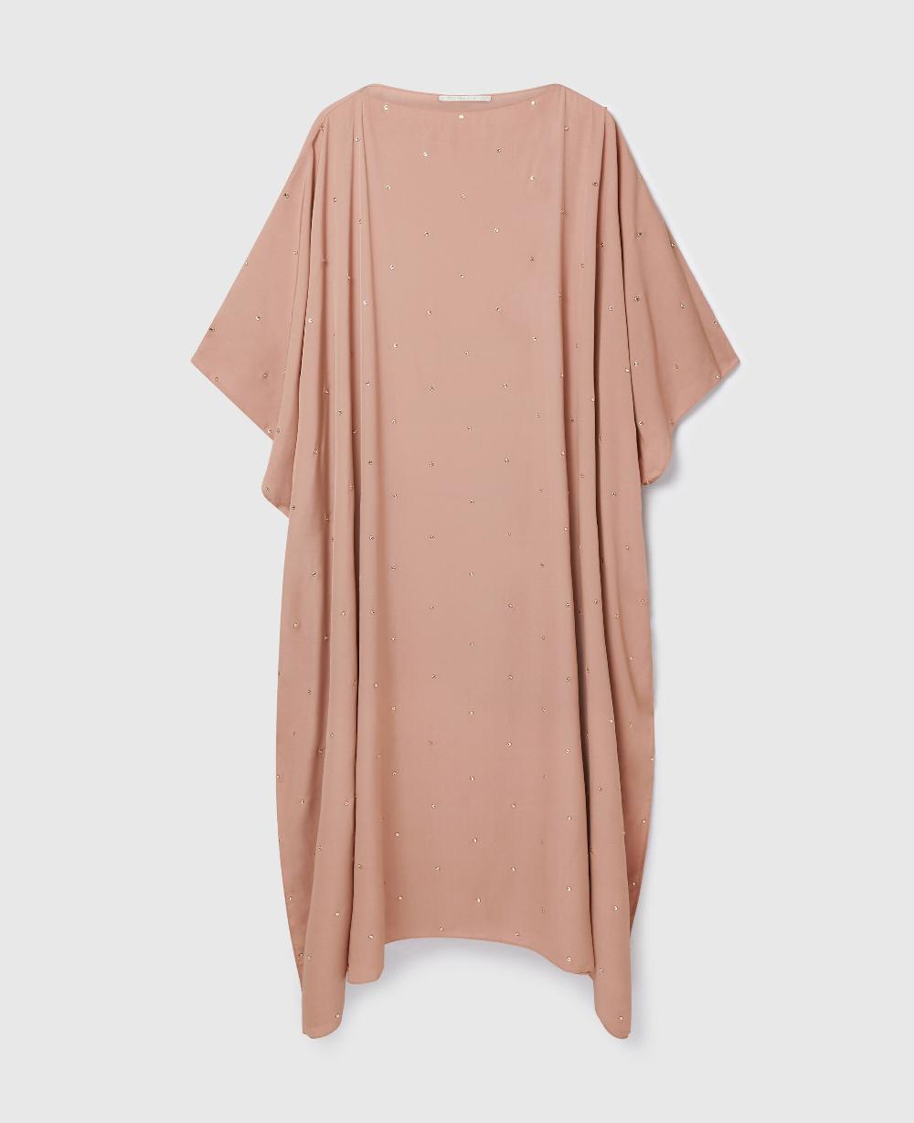 stella Lead-Free Crystal Caftan Dress