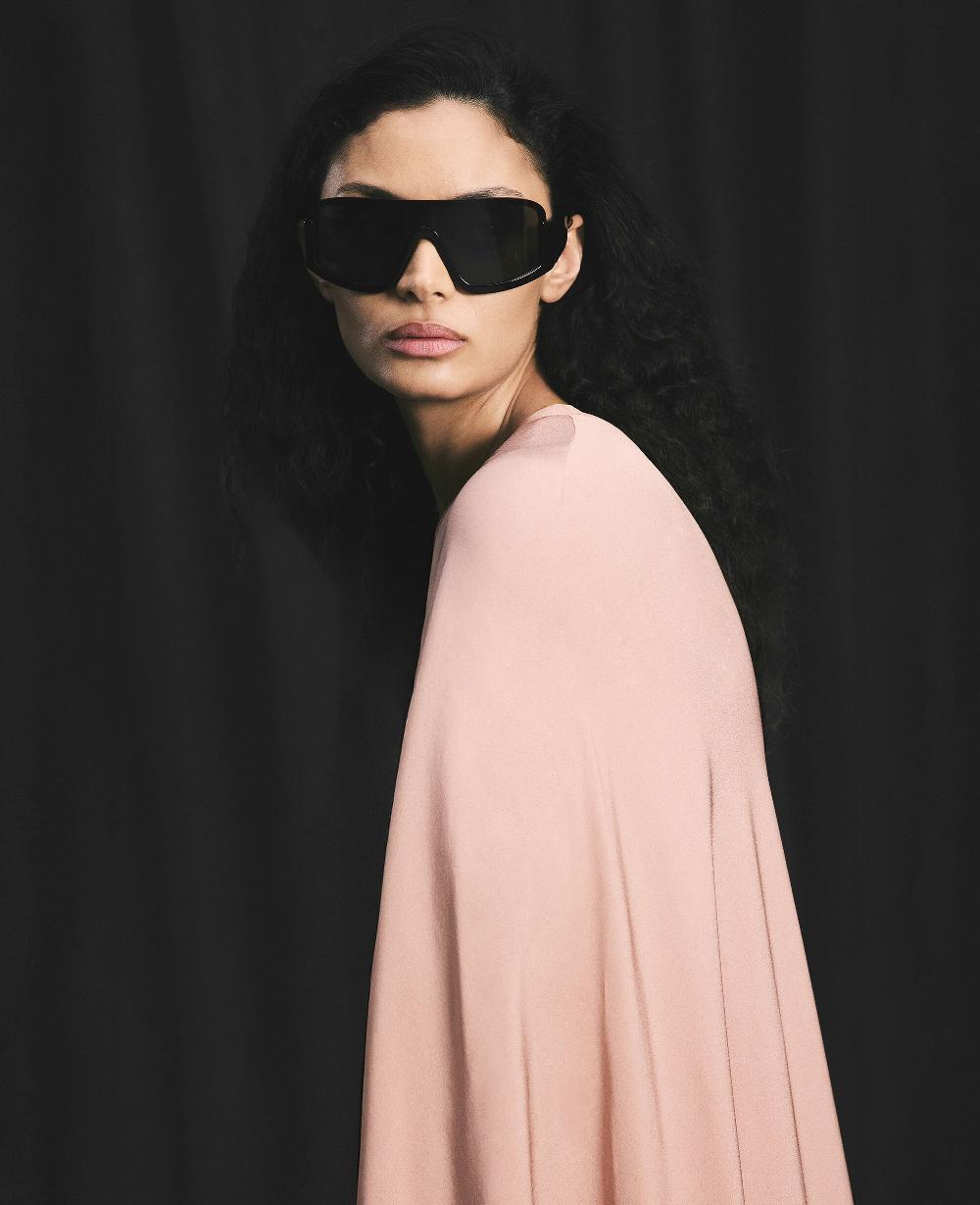 Stella Lead-Free Crystal Cape Gown