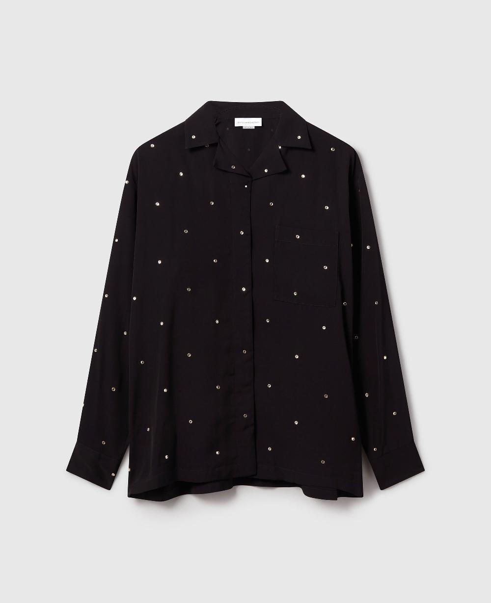 stella Lead-Free Crystal Oversized Shirt