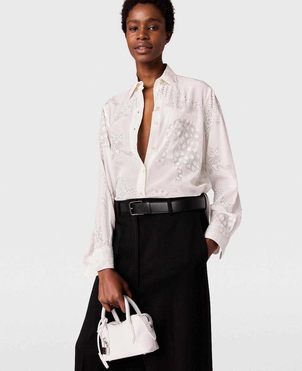 Stella Leopard Pattern Oversized Shirt