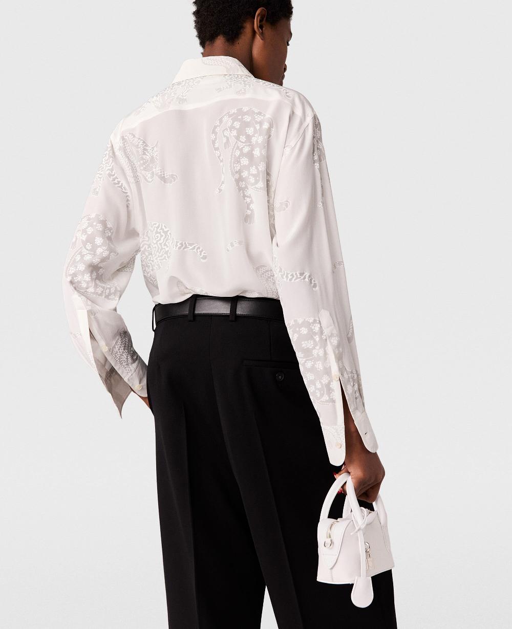 Stella Leopard Pattern Oversized Shirt