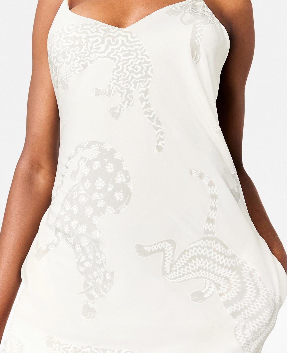 Stella Leopard Pattern Sleeveless Midi Dress