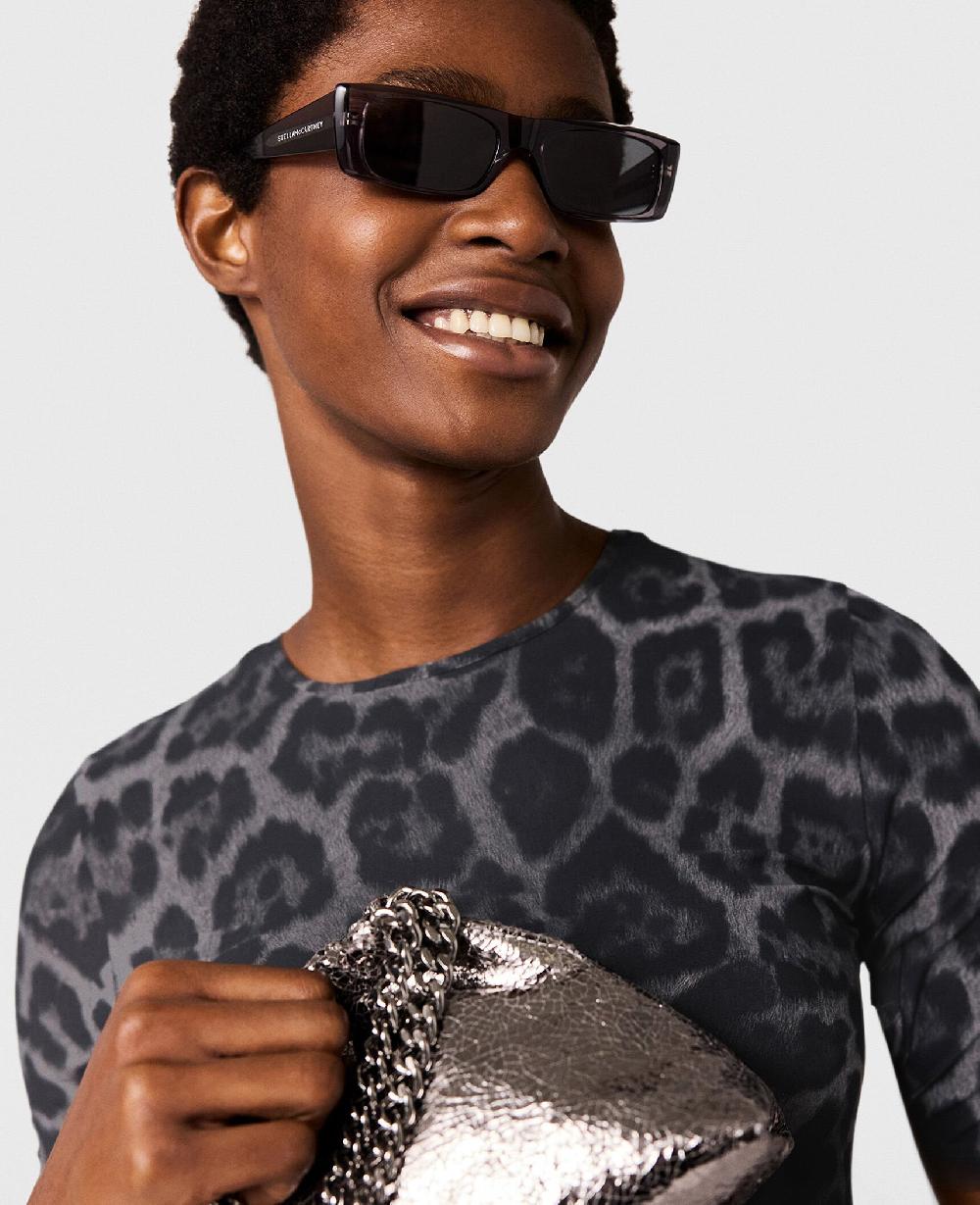 Stella Leopard-Print Short-Sleeve T-Shirt