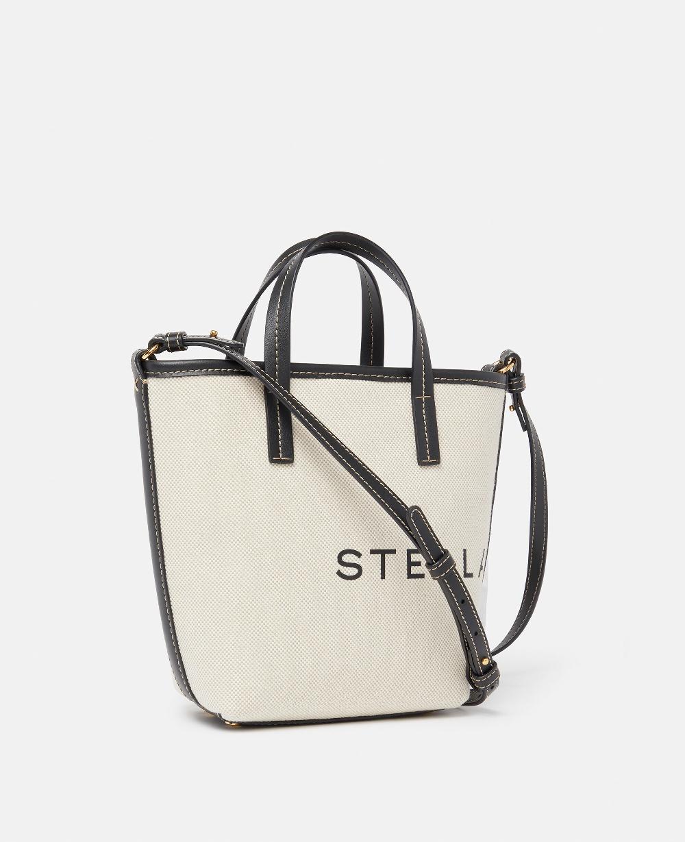 Stella Logo Canvas Crossbody Tote Bag