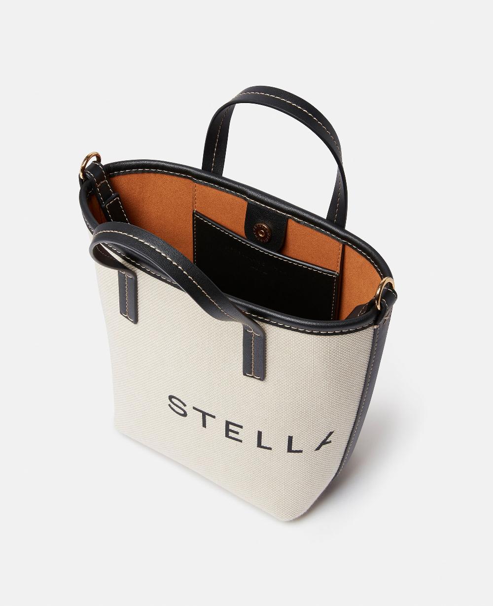 Stella Logo Canvas Crossbody Tote Bag