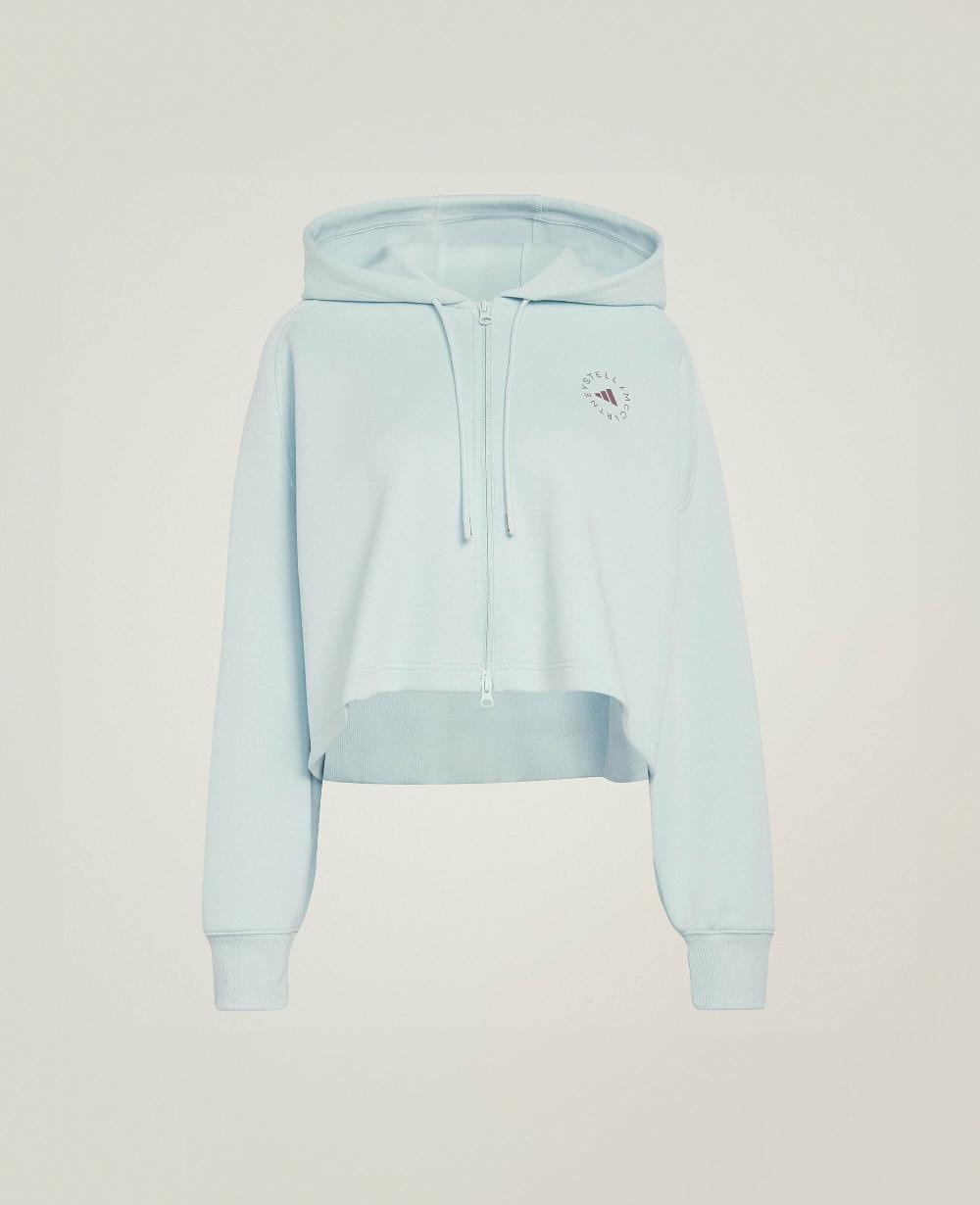 stella Logo Cropped Hoodie